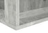 11.75" x 23.75" x 47.5" Cappuccino Particle Board Adjustable Shelves Bookshelf